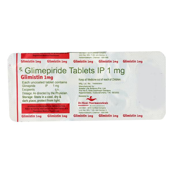 GLIMISTIN 1 Tablet 10's