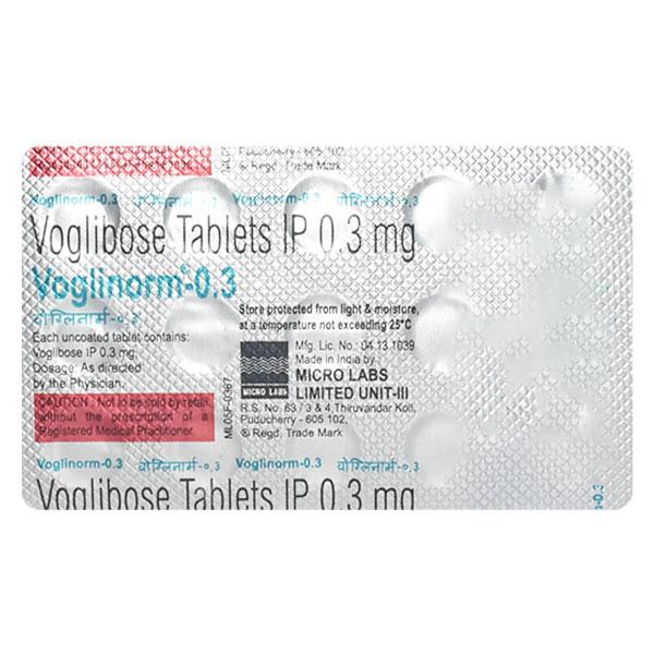 VOGLINORM 0.3 Tablet 15's
