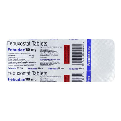 FEBUDAC 80mg Tablet 10's