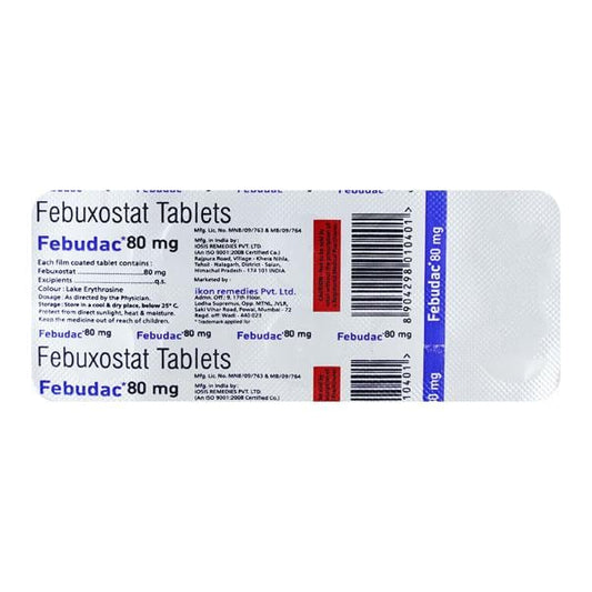 FEBUDAC 80mg Tablet 10's