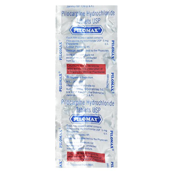 Pilomax 5mg Tablet 10'S