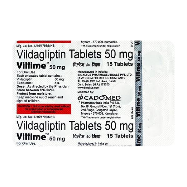 VILTIME 50mg Tablet 15's