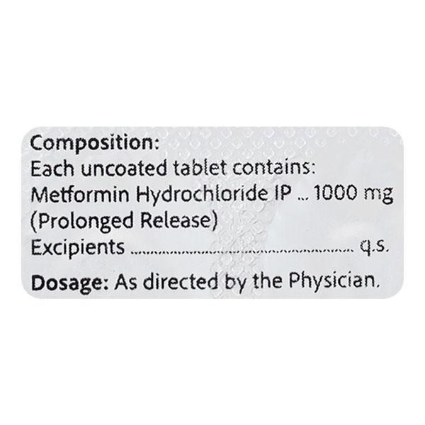 METFAITH 1000mg Tablet 10's