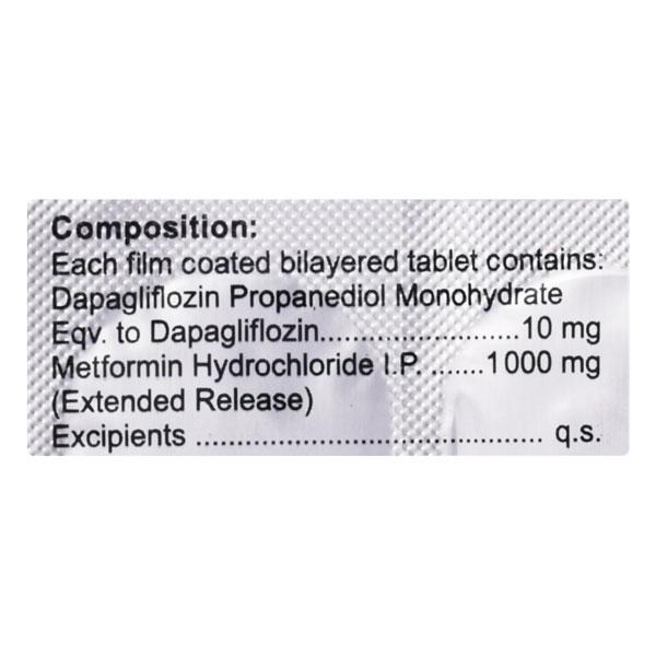DAGLIPACK M 10/1000 Tablet 10's