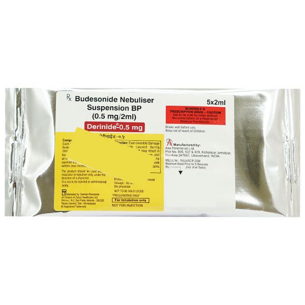 DERINIDE 0.5mg Respules 2ml