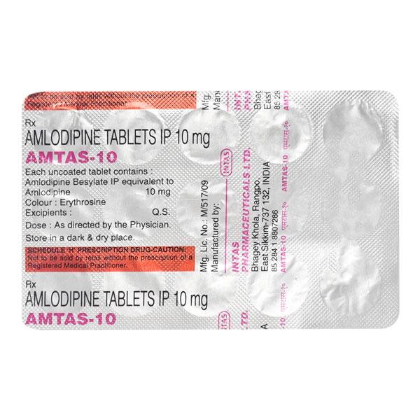 Amtas 10mg Tablet 15'S