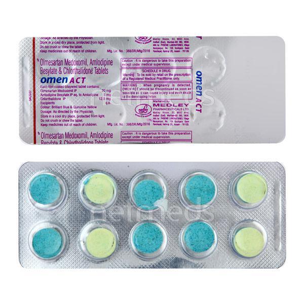 Omen Act 20mg Tablet 10'S