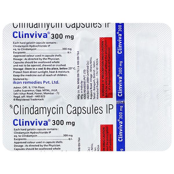 CLINVIVA 300mg Capsule 10's