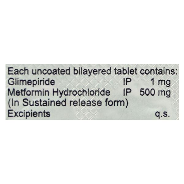 VEDAPRIDE M 1mg Tablet 10's
