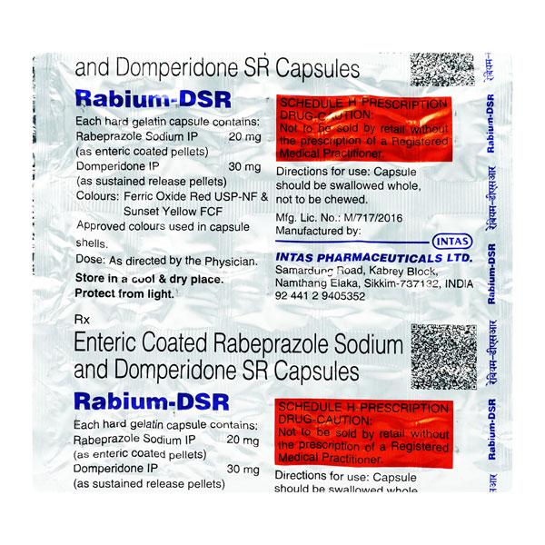Rabium DSR Capsule 15'S