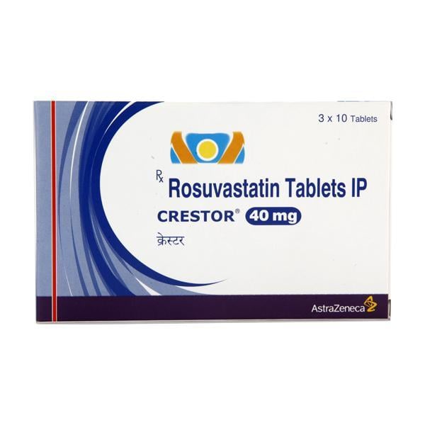 Crestor 40mg Tablet 10'S