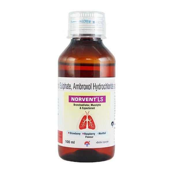 NORVENT LS STRAWBERRY FLAVOUR Syrup 100ml