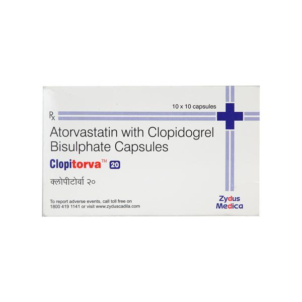 Clopitorva 20mg Capsule 10'S