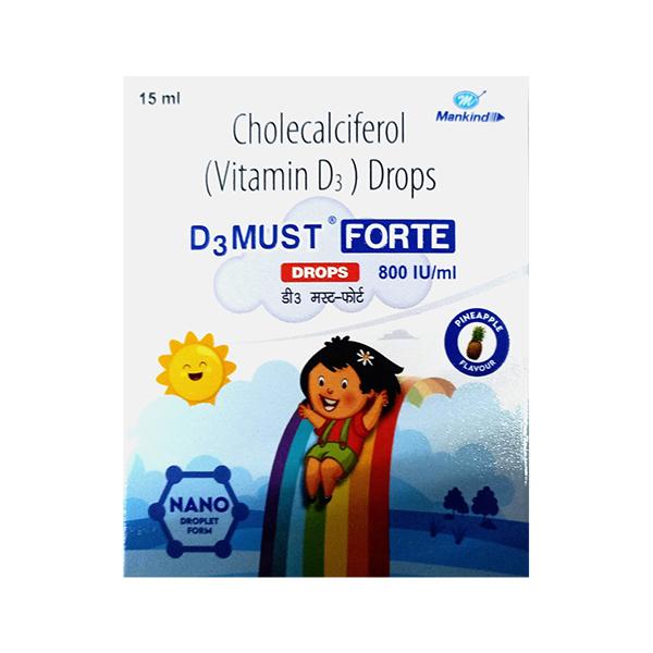 D3 MUST FORTE PINEAPPLE FLAVOUR Drops 15ml