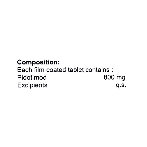 PIDOTIMUNE 800mg Tablet 10's