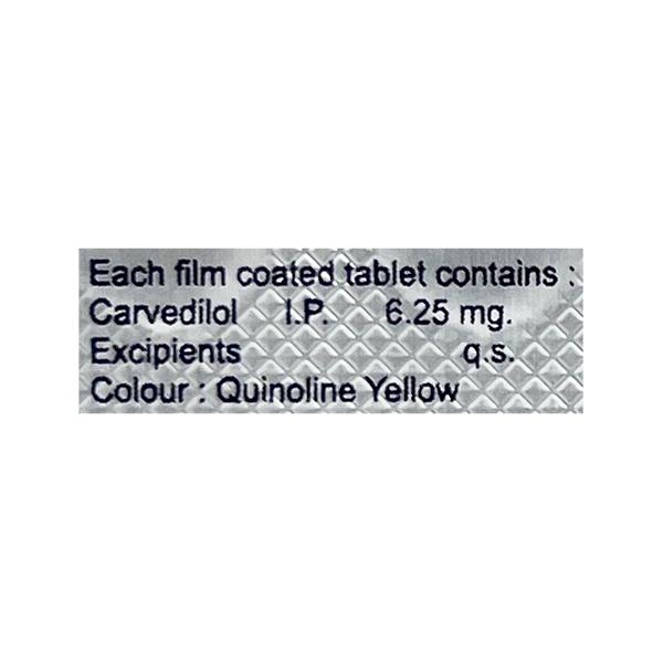 CARELOL 6.25MG TABLET 10'S