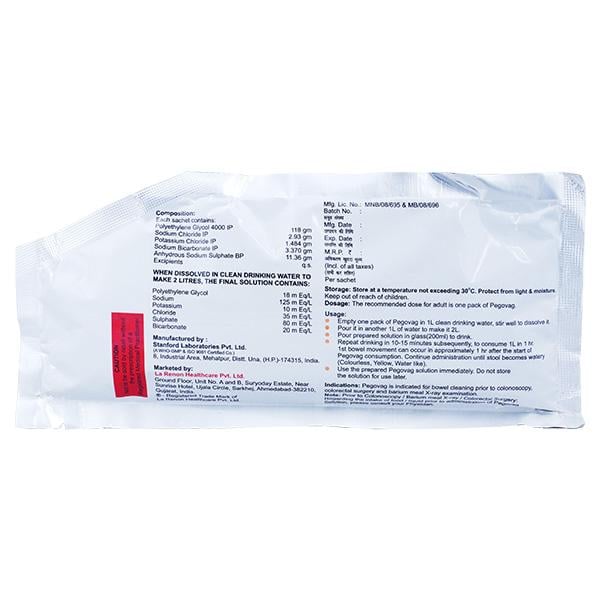 Pegovag Lemon Flavour Oral Solution 137.9Gm