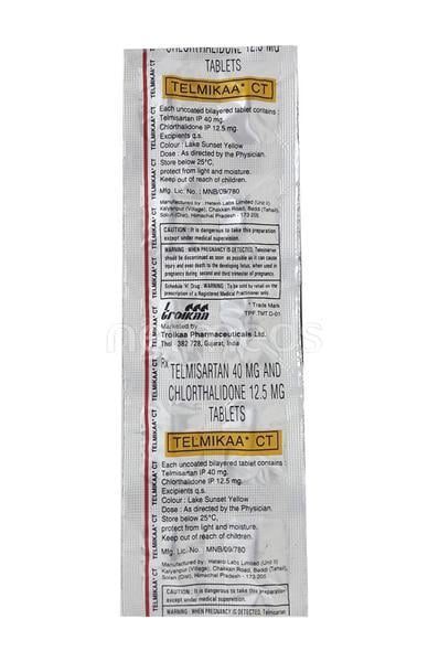 Telmikaa CT Tablet 10'S