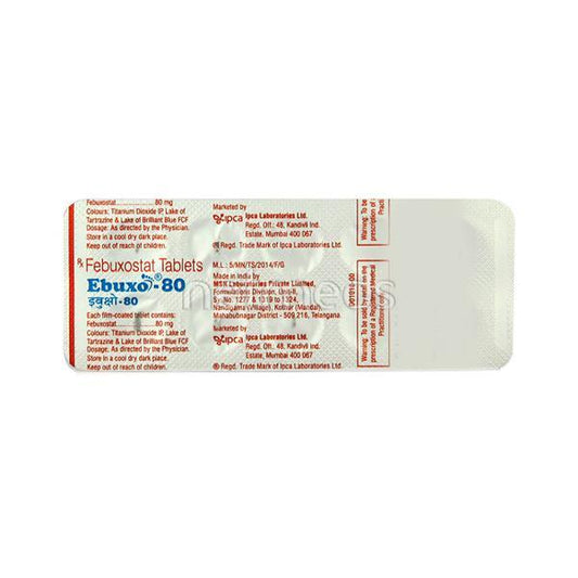 Ebuxo 80mg Tablet 10'S