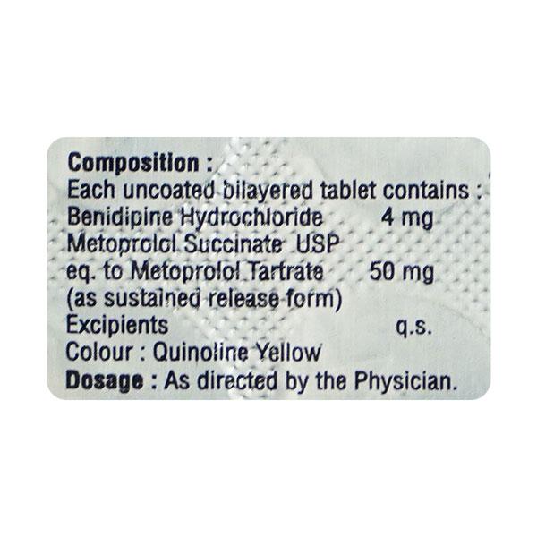 Benidin M 4/50mg Tablet 10'S