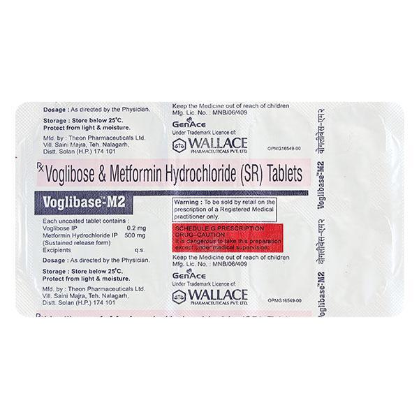 VOGLIBASE M 2 Tablet 10's
