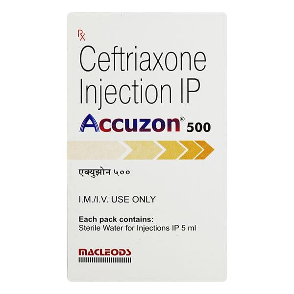 Accuzon 500mg Injection 1's