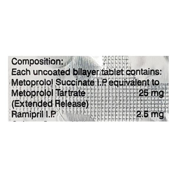 Ramistar M XL 25mg Tablet 10'S