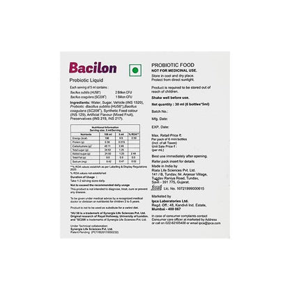 BACILON PROBIOTIC Liquid 6x5ml - Global Surgicals