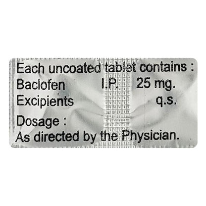 Back 25mg Tablet 10'S - Global Surgicals