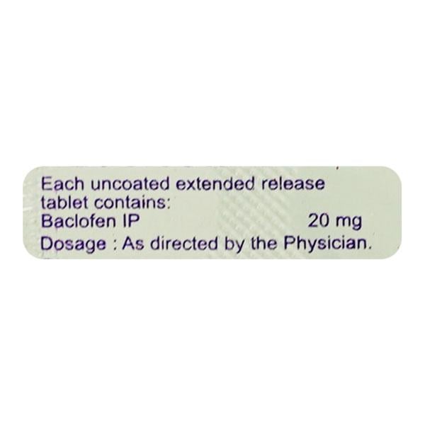 BACLESTA OD 20 Tablet 10's - Global Surgicals