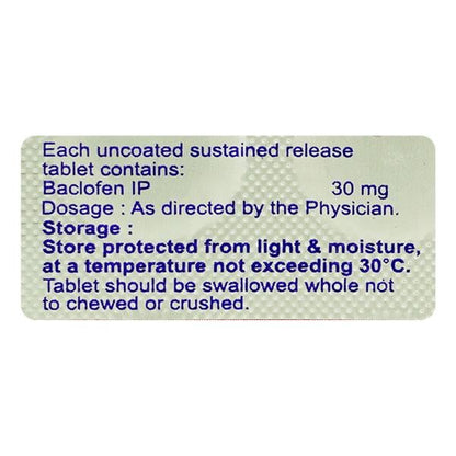 BACLESTA OD 30 Tablet 10's - Global Surgicals