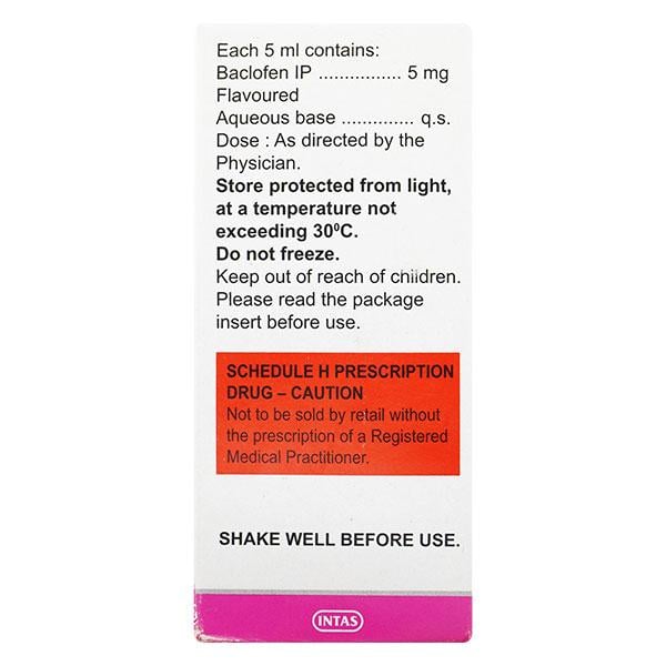 Baclof Liquid Strawberry Flavour 100ml - Global Surgicals