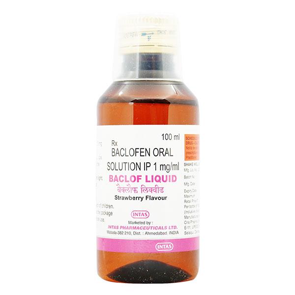 Baclof Liquid Strawberry Flavour 100ml - Global Surgicals