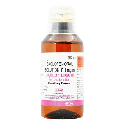 Baclof Liquid Strawberry Flavour 100ml - Global Surgicals