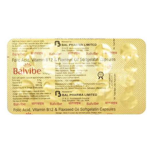 Balvibe Capsule 10'S - Global Surgicals