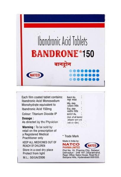 Bandrone 150mg Tablet - Global Surgicals