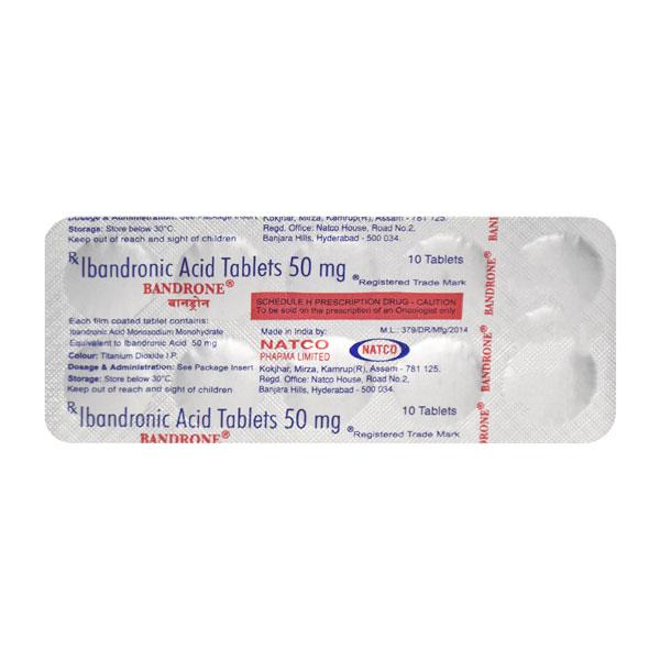 Bandrone 50mg Tablet 10'S - Global Surgicals