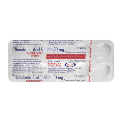 Bandrone 50mg Tablet 10'S - Global Surgicals