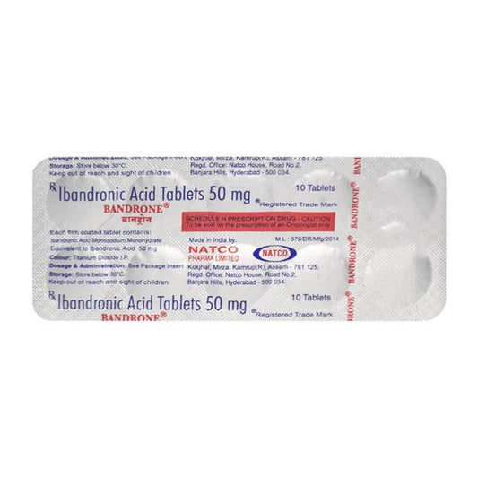 Bandrone 50mg Tablet 10'S - Global Surgicals