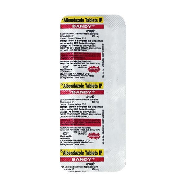 Bandy 400mg Tablet - Global Surgicals