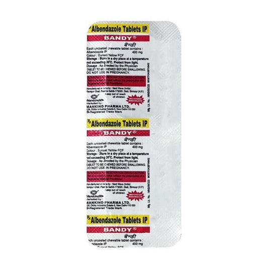 Bandy 400mg Tablet - Global Surgicals