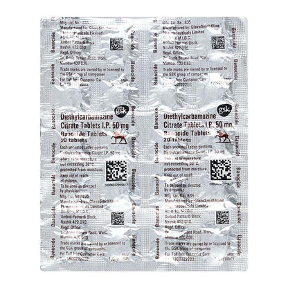 Banocide 50mg Tablet 20'S - Global Surgicals