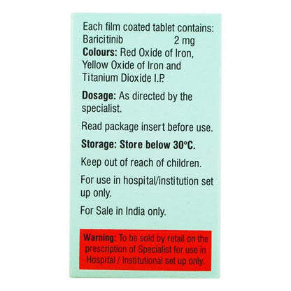 BARILUP 2 Tablet 14's - Global Surgicals