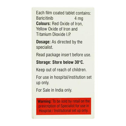 BARILUP 4 Tablet 14's - Global Surgicals