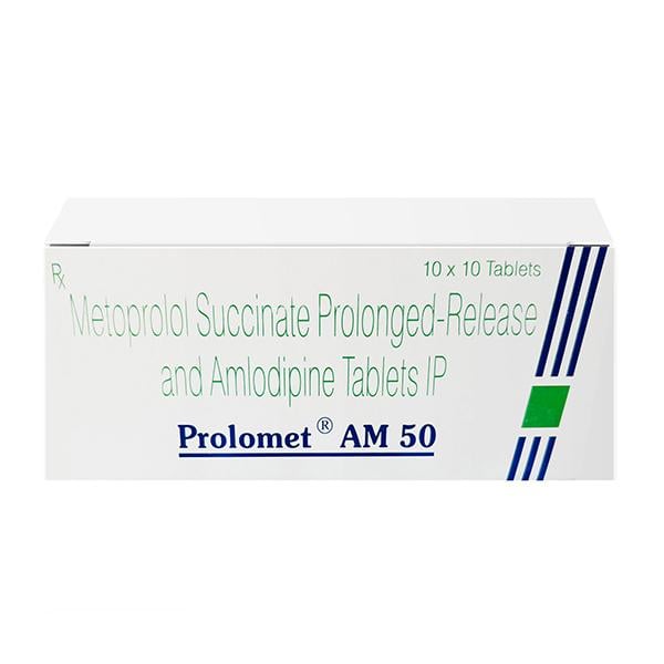 Prolomet AM 50mg Tablet 10'S