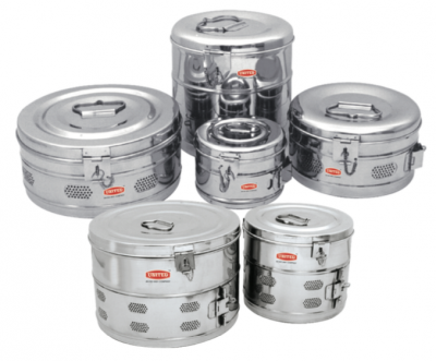 United Surgical Seamless S.S. Dressing Drum