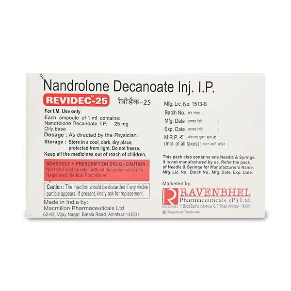REVIDEC 25mg Injection 1ml