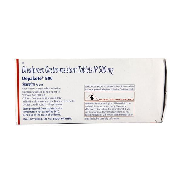 Depakote 500mg Tablet 15'S