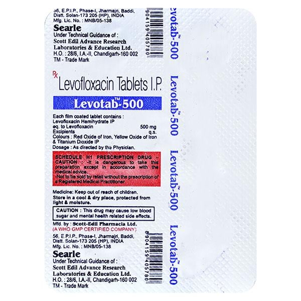 LEVOTAB 500 Tablet 5's