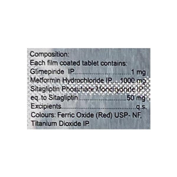 GLUCORYL MS 1 FORTE Tablet 10's